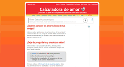 Desktop Screenshot of lovecalculator.es